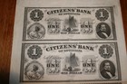 1860s  1- 1- 2- 3 Citizens    Bank Of Louisiana Gem Uncirculated
