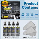 Screen Cleaner Spray 16oz 4pc Tv Computer Screen Cleaner 2 Microfiber Cloth