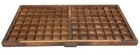 Vintage 32    Wood Printers Drawer Letterpress Tray 98 Slot American Type Founders