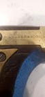 Antique Brass   Wood Carpenters Brace Signed