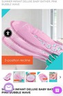 Summer Infant Deluxe Baby Bather  Pink Bubble Wave