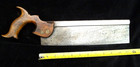 Early 1800 s Sheffield Split Nut- Open Handed - 12  13 Tpi Dovetail Saw Ex Cond 