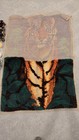 Vtg Wonder Art Caron 4493 Jungle Tiger Latch Hook Rug Kit  34 X 50 Partial Read