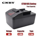 Cnby 2x Ctb8185 Ctb8187 Battery 18v 4ah 4000mah Snap On