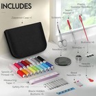 Sewing Kit Thread Threader Needle Tape Measure Scissor Thimble Home Travel