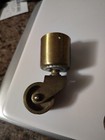 Original Vintage Brass Piano Casters For Upright Piano 