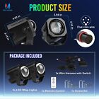 2pcs Whipless Laser Rgb Led Whip Light Antenna Remote For Atv Utv Can Am Polaris