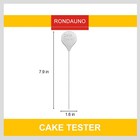 Rondauno Cake Tester  2 Packs Cakes Testing Stick For Baking Typical  Silver