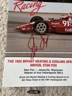 Stan Fox Autographed 8x10 Indy 500 Picture-bryant Racing-1995 Crash Survivor 