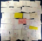 Japanese Qsl Card Lot  60 Cards  Vintage Amateur Ham Radio Qso Japan Asia To Usa