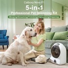 New Sealed Pet Grooming Vacuum Kit 5 In 1 Dog Hair Clipper Low Noise Strong Suct