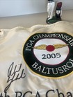 2005 Pga Championship Golf Pin Flag Signed By Phil Usga Masters Open Winner