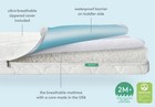 Newton Waterproof Baby Crib Mattress   Cover 5 5    Thick Breathable Washable 