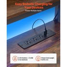 Uimoso Full Size Bed Headboard With Storage  Led Lighting   Charging Ports