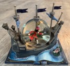 Wonders Within Captain Hook And Peter Pan Pirate Ship Snow Globe