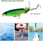 10x Whopper Plopper Fishing Lures Bait Topwater Floating Rotating Tail For Bass