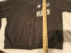 Vintage Kiss Alive  35 Full Zip Hoodie Size Xl Black White World Tour Sweatshirt