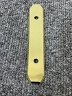 Lot Of 10 Hickory Hardware Polished Accents Brass 3 cc Handle Backplates P370-ub
