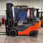 2020 Toyota 8fgcu30 6000lb Used Forklift Lp Gas Triple Mast Sideshift 4090 Hours