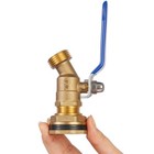 Brass Rain Barrel Spigot Kit  55 Gallon Water Tank Faucet Bulkhead Valve For