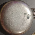 A w  Co  Waltham Silver Pocket Watch Full Hunter Roman Numerals Polished