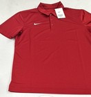 Nike Men s Dri-fit Short Sleeve Athletic Fit Polo Shirt  Red  Size M