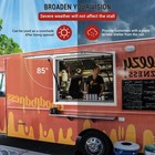 Concession Stand Trailer Serving Window Awning Food Truck Service Door 4 Sizes