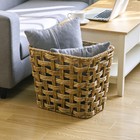 Better Homes Gardens Water Hyacinth Storage Basket 19x16x16 With Handles