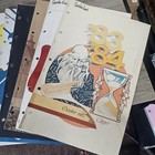 Vtg 1983 Clipper Creative Art Commercial Clip Art Book Dynamic Graphic Lot Of 11