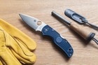 Spyderco Native 5 Cpm-s110v Frn Handle Plainedge Pocket Knife Lock Back - Blue