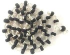 Karungali Mala   Ebony Mala In Pure Silver - 8  Mm - Lab Certified