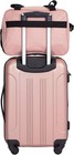 Travelers Club Midtown Hardside Luggage Travel  Rose Gold  4-piece Gold 