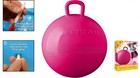 Durable 15-inch Pink Hopper Ball For Kids - Fun Exercise   Balance Development