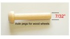 Order 10 To 300 Wood Axle Pegs Toy Parts Wooden Wheel Peg 1 4  Hole Wheels Axles