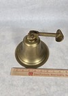 Vintage Heavy Solid Brass Ship Bell With Wall Mount Nautical Dinner Decor