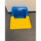 Colorful Portable Booster Seat W  Feeding Tray For Toddlers - Indoor outdoor Use