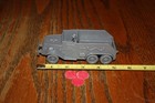 Vintage Marx Battleground Dark Gray German Army Half-track And  sitter  B - Mpc