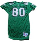 Philadelphia Eagles Game Worn Nfl Football Jersey Repairs Veterans Stadium C1990
