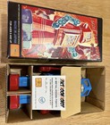 Metal House Japan Tin Battery Operated Blue red Space Doom Robot   Original Box