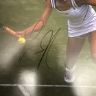 Anna Kournikova Signed Auto Autograph 11x14 Playing Tennis Star Sexy Photo Psa