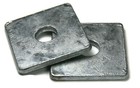 Square Washers Hot Dip Galvanized Steel Square Plate Washers - Sizes 1 2  To 1 