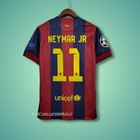 Neymar Jr  11 Fc Barcelona Jersey 2014-2015 Champions League Final Short Sleeve