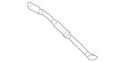 Genuine Toyota Tacoma Side Skirt Truck Bed Panel Brace  right Front 