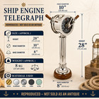 Antique Vintage 28  Brass Ship Engine Order Telegraph Nautical Marine Decor Gift