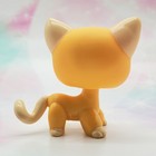 Littlest Pet Shop Authentic   2194 Yellow Cream Short Hair Cat Green Eyes