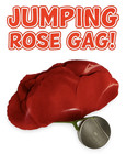 Jumping Rose Gag Flying Flower Magic Trick Vanish Clown Prank Joke Lapel Funny