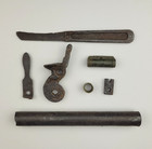 Iron Fur Trade Knife   Gun Barrel  Hammer - Lot Of 7 Pcs - Cass Co  Mn Artifacts