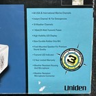 Uniden Solara Compact Vhf Marine Radio White   Used Great Condition  Ships Fast 