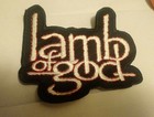 Lamb Of God Embroidered Patch Iron sew  Free Shipping Usa Seller Slayer Behemoth