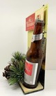 1962 Old Milwaukee Beer Sign 3d Outdoors   Camping Scene W  Bottle   Euc